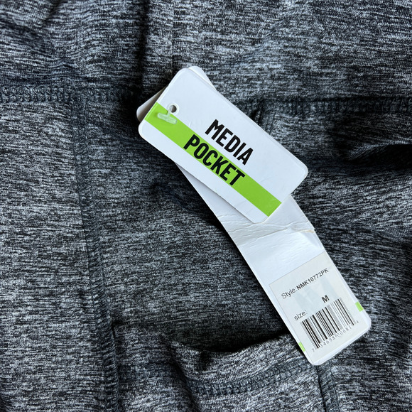 Nicole Miller Sport Gray Activewear Shorts NEW Medium - Picture 4 of 6